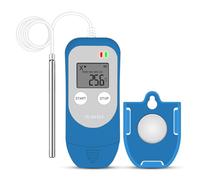 ThermElc TE-03 ELT Enregistreur de Données de Température Externe Ultra-basse, -100 °C à +100 °C, Calcul MKT, 32 000 Points, Enregistreur Réutilisable USB Pour Suivi de l'efficacité du Chauffage