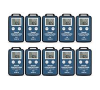 ThermElc TE-B3 TH Lot de 10 thermomètres sans fil Bluetooth avec application pour congélateurs de laboratoire et climatiseurs vaccins dans les pharmacies