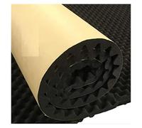 Thermique Phonique Isolant Panneau mural insonorisant en mousse acoustique haute densité autocollante noire(100 50 2cm)
