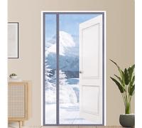 Thermique Rideau de Porte Magnétique Rideau de Porte Isolation Thermique,Fermeture Automatique Transparent Rideau Thermique Isolant Anti Froid Porte Entrée (95 x 235 cm)
