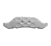 Thermique Sonore Tapis Pour GLA H247 2020 Tapis Protection Acoustique Mousse Coton Insonorisant Avec Boucle Capot Avant Voiture(Argent)