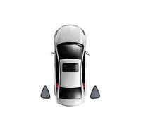 Thermique Voiture Soleil Pare-Soleil Magnétique pour Pare-Brise Avant Et Arrière De Voiture, pour Mini pour Countryman R60 2010-2016(2PCS Train)