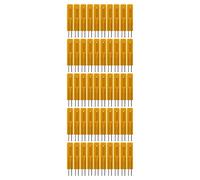 Thermistance à couche mince 50 pièces, résistance thermique de capteur de température, résistance thermique isolée MF55 B3950 pour réseau de communication (10K 3950) (MF55-502F-B3950-L25(5K 3950))