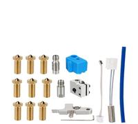 Thermistance pour imprimante 3D - Buses de 0,4 à 1,2 mm - Poignée en titane - Compatible avec Artillery Sidewinder X1 X2 Genius Pro Volcano Hot End