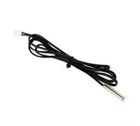 Thermistor Sonde de température 10K 1% B3950 Sonde en acier inoxydable 5 x 25,5 mm Câble en PVC avec XH2.54 pour climatisation, réfrigérateur, chauffage, chauffe-eau, contrôle industriel de la