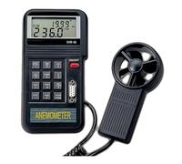 Thermo Anémomètre Testeur De Vitesse Du Vent Jauge De Vent Compteur Anémomètre De Débit Instruments De Mesure De Vitesse