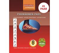 Thermo Company Lot de 41 paires de coussinets chauffants pour les pieds, le sport, le travail, coussinets chauffants pour orteils jusqu'à 8 heures | coussinets chauffants pour pieds | autocollants