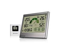 Bresser Thermo-hygromètre VentAir H – Recommandation aération, Intérieur/Extérieur, Sans fil