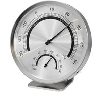 Thermo-hygromètre argent 6034HIC