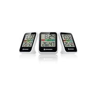 Bresser Station météo Climate Monitor 7000016 – Thermo‑hygromètre DCF – Blanc