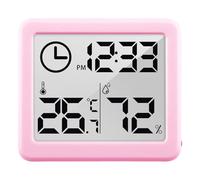 Thermo-hygromètre d'intérieur - Appareil de mesure de température et d'humidité numérique, thermomètre et hygromètre LCD électronique à domicile et au bureau