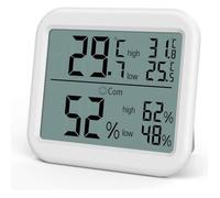Thermo-hygromètre Électronique ORIA, Petit Thermomètre numérique hygromètre intérieur, ℃/℉, Station météo