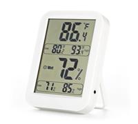 Thermo-hygromètre électronique, Thermomètre Hygromètre Intérieur sans fil, Écran LCD digital pour l’ affichage de température P12423