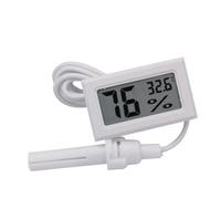 Thermo hygromètre numérique avec sonde adapté pour les serres précises de la maison, du bureau, des laboratoires et des animaux domestiques capteurs de température précis