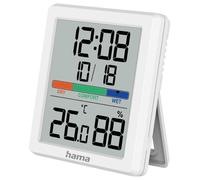 Thermo Hygromètre Numérique Intérieur Paros, Blanc - 00185892