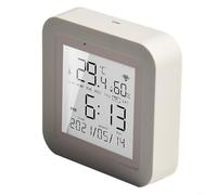 Thermo-hygromètre numérique Wi-Fi pour écran LCD pour application Smart for | Connexion WiFi, contrôle intelligent par application Life, enregistrement des données en temps réel, évaluation graphique