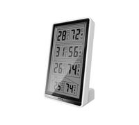 Thermo-hygromètre radiopiloté numérique Techno Line WS 7060 blanc, noir