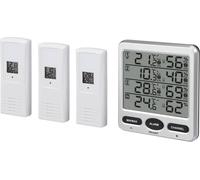Thermo-hygromètre radiopiloté Renkforce argent