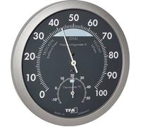 Thermo-hygromètre TFA Dostmann 45.2043.51 anthracite, argent | THERMOMETRE - PLUVIOMETRE - BAROMETRE