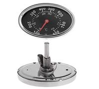 Thermo mètre ovale professionnel pour barbecue avec papillon mère pour barbecue au charbon de bois, température et chaleur