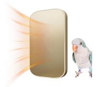 Thermo-Perchoir Oiseaux - Métal ABS 9.5x15cm | Chauffante USB Support Perroquet Chauffage Volière Intérieur Extérieur Conure Canari Gris du Gabon Lapin Voyage Accessoire