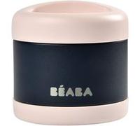 Béaba Portion conservation repas bébé inox isotherme 100% hermétique 500ml Rose clair/Bleu nuit