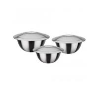 Thermo Saladier avec couvercle double paroi en acier inoxydable GSW D16