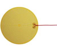 Thermo TECH polyester Feuille chauffante autocollant 12 V/DC, 12 V/AC 19 W Indice de protection IPX4 (Ø) 235 mm