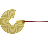 Thermo TECH polyester Feuille chauffante autocollant 24 V/DC, 24 V/AC 10 W Indice de protection IPX4 (Ø) 180 mm