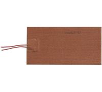 Thermo TECH silicone Feuille chauffante autocollant 24 V/DC, 24 V/AC 75 W Indice de protection IPX7 (L x l) 178 mm x 90 mm