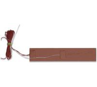 Thermo TECH silicone Feuille chauffante renforcé de fibres de verre 230 V/AC, 230 V/DC 155 W Indice de protection IPX7 (L x l) 50 mm x 250 mm