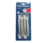 4 Cuillères douces GRIS Thermobaby