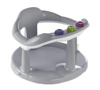 Thermobaby – Anneau de bain bébé Aquababy© – 7–16 mois – Siège confortable & stable – Gris Charme