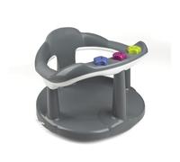 Thermobaby Anneau de bain AQUABABY – 7 à 16 mois, 3 jeux éducatifs – Gris taupe