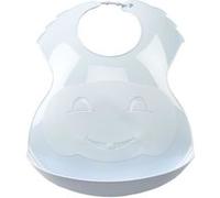 thermobaby bavoir semi-rigide - fleur bleue G