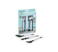 THERMOBABY Coffret Fourchette/Couteau/Cuillère Inox Savane