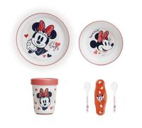 Thermobaby Coffret repas complet Minnie - Vaisselle anti-dérapante compatible micro-ondes 10+ mois
