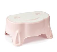 Thermobaby Marche-pied BABYSTEP – Dès 24 mois, supporte 150 kg – Rose poudré – Fabriqué en France