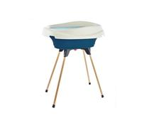 Thermobaby Pack plan à langer et baignoire Vasco – 2 en 1 – Bleu Océan