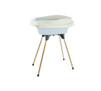 Thermobaby Pack plan à langer et baignoire Vasco Fleur Bleue 2 en 1