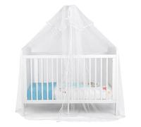THERMOBABY - POSI MOUTIK - Support de Moustiquaire Bébé à Poser avec Moustiquaire Incluse - Structure Stable et Sécurisée - Protection Anti-Moustiques et Insectes - Blanc