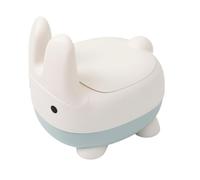 Thermobaby - Pot ludique Lapin - Pot pour bébé, cuvette amovible, 18+ mois, blanc