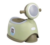 THERMOBABY - Pot ludique SCOOTER - Pot pour Bébé - Toilettes enfant - Pot d’apprentissage de la propreté - Vert - 18+ mois