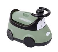 THERMOBABY - Pot Ludique VOITURE - Pot pour Bébé Amusant - Toilette Enfant - Pot Design Voiture avec Volant - Pot d’Apprentissage de la Propreté - Vert sauge - 18+ mois