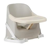 THERMOBABY - Rehausseur De Chaise YOUPLA - De 6 Mois À 3 ans - Tablette Amovible - Léger - Compact- Gris Velours - Fabriqué en France