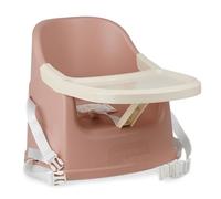 THERMOBABY - Rehausseur De Chaise YOUPLA - De 6 Mois À 3 ans - Tablette Amovible - Léger - Compact - Rose Câlin - Fabriqué en France