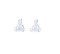 THERMOBABY Tétines silicone anti-colique deuxième âge - Lot de 2 - Fabriqué en France