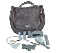THERMOBABY Trousse De Soin Avec 9 Accessoires - Thermomètre - Brosse - Peigne - Ciseaux - Lime - Anneau de Dentition - Mouche Bébé - Doigtier Brosse À Dent - Dès La Naissance