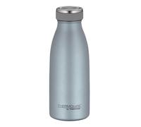 THERMOcafé by THERMOS TC BOTTLE Bouteille isotherme, bleu glace, 0,35 l, en acier inoxydable, résistante aux boissons gazeuses, 12 h au chaud pendant 24 h, anti-fuite, pour l'école, les déplacements