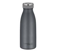 THERMOcafé by THERMOS TC Bottle Bouteille isotherme en acier inoxydable résistant aux boissons gazeuses Gris graphite mat 0,35 l 12 h chaud 24 h froid Anti-fuite Pour l'école, les déplacements et le